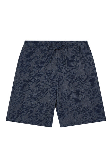 Printed Coulisse Shorts